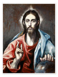 Poster  The Redeemer - Dominikos Theotokopoulos (El Greco)