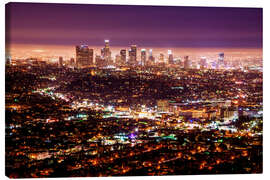 Canvas print  Los Angeles at night - Daniel Heine