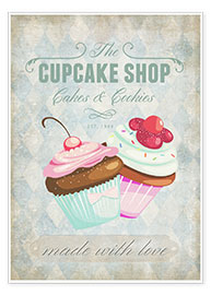Poster Cupcake Shop