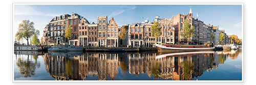 Poster Amsterdam panorama