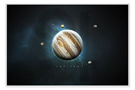 Poster Solar System Jupiter