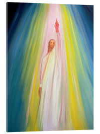 Acrylic print  Jesus Christ shows us the way to God the Father, 1995 - Elizabeth Wang