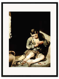 Framed art print  Young Beggar - Bartolome Esteban Murillo