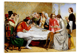 Acrylic print  Isabella - Sir John Everett Millais