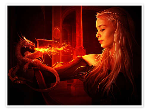 Poster Mother of dragons