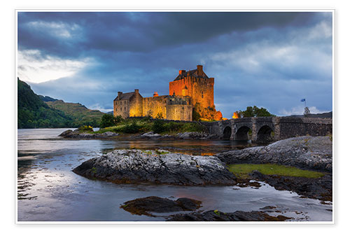 Poster Eilean Donan Castle, Scotland