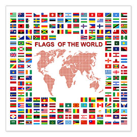 Poster  Flags of the world