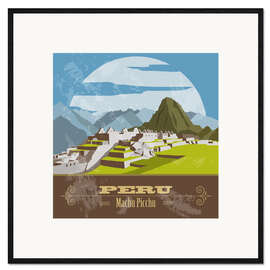 Framed art print  Peru - Machu Picchu