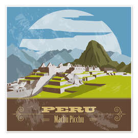 Poster  Peru - Machu Picchu