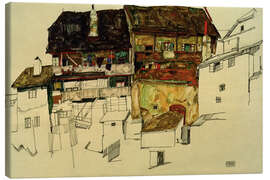Canvas print  Old houses in Krumau - Egon Schiele