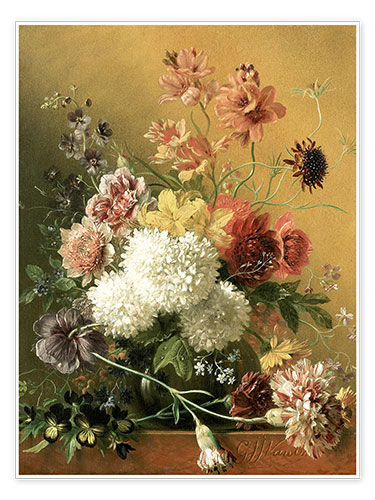 Poster Still Life with Flowers