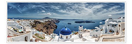 Poster  Santorini panorama - Stefan Becker
