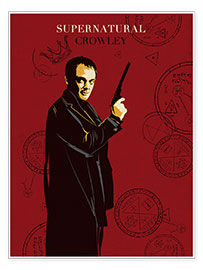 Poster  Crowley, Supernatural - Golden Planet Prints