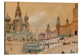Aluminium print  Moscow (Kremlin and St. Basil's Cathedral) - Albert Edelfelt