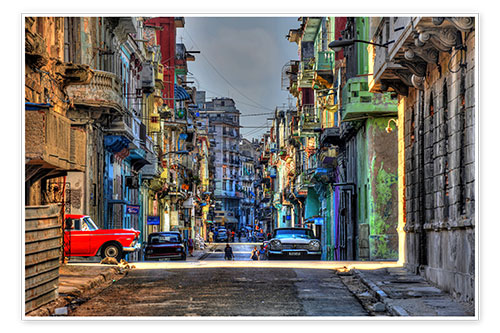 Poster In the streets of Havana