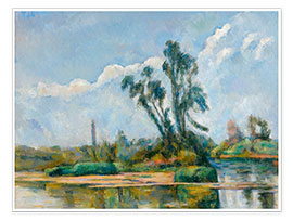 Poster River Landscape