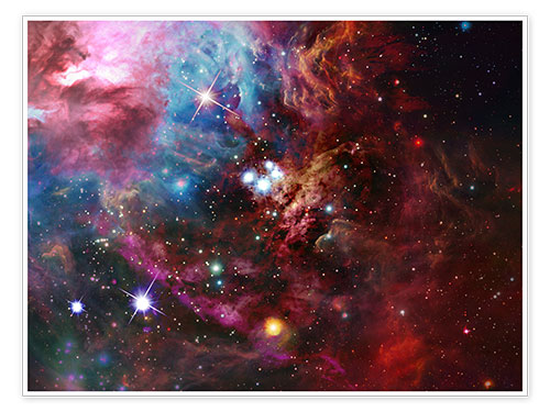 Poster Space nebula