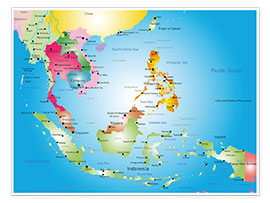 Poster  Southeast Asia - Hotels, before 2002