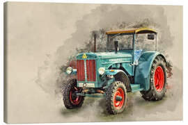 Canvas print  Hanomag tractor Oldtimer - Peter Roder