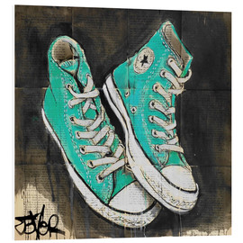 Foam board print  My turquoise shoes - Loui Jover