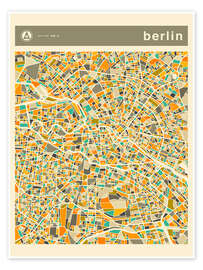 Poster BERLIN MAP