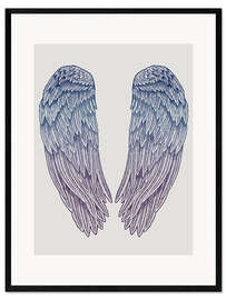 Framed art print  Angel Wings - Rachel Caldwell