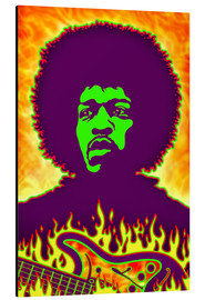 Aluminium print  Hendrix Fire - Michael Fishel
