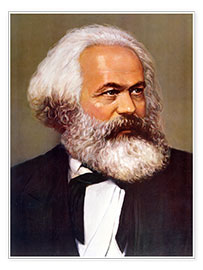 Poster Portrait of Karl Marx