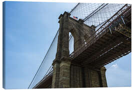 Canvas print  Brooklyn Bridge in New York - Felix Pergande