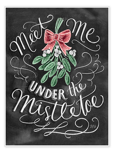 Poster Under Mistletoe
