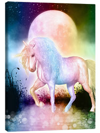 Canvas print  Unicorn, love yourself - Dolphins DreamDesign