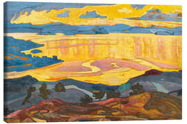 Canvas print  Before the rain - Nicholas Roerich