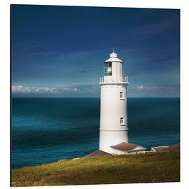Aluminium print  Lighthouse Trevose Head Cornwall - Sabine Wagner