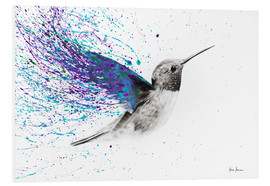 Foam board print  Hummingbird Garden - Ashvin Harrison