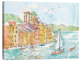 Canvas print  Portofino II - Anne Tavoletti