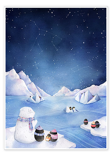Poster Stars of the Antarctic