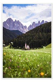 Poster Dolomiten Kirche (1 von 1)