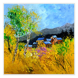 Poster Yellow landscape