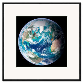Framed art print  The blue earth - NASA