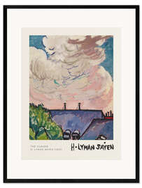 Framed art print  The Clouds - Henry Lyman Saÿen