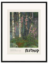 Framed art print  Foxgloves - Nikolai Astrup